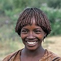 Jolie rencontre sur la route de Jinka à Arba Minch, en territoire Bana. bana,ethiopie. 