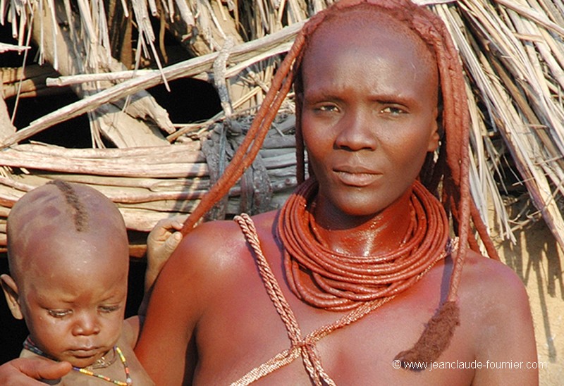 Maman et bébé Himbas