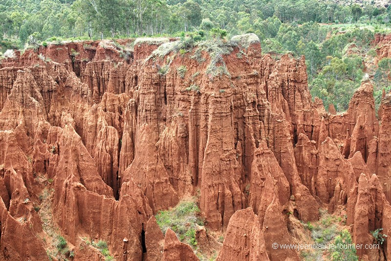 Falaises érodées de Ghersegio