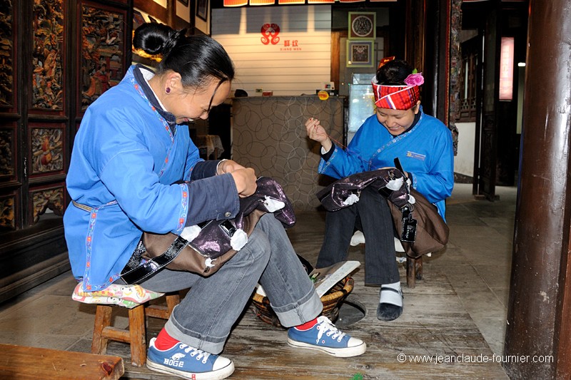 Brodeuses à Quingyanzhen